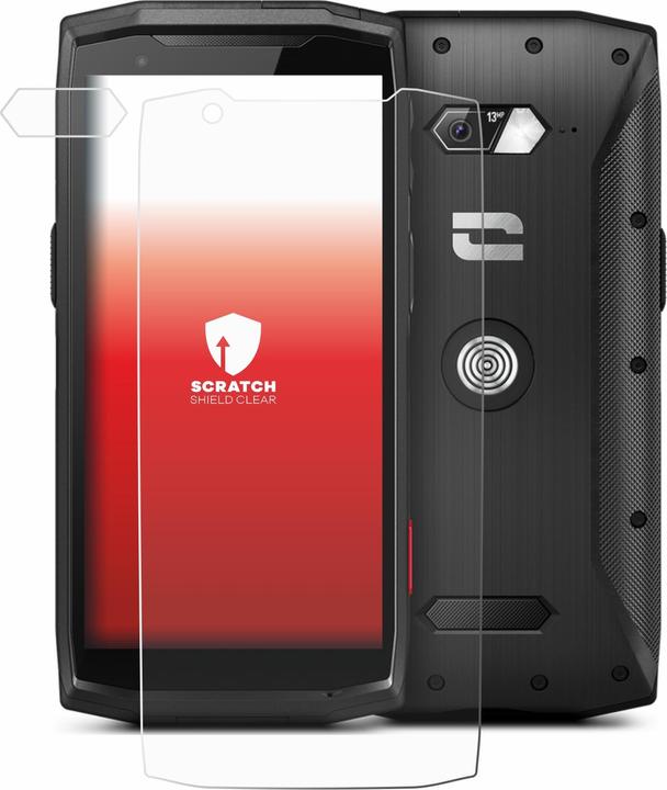 Actual product image upscreen Scratch Shield Protector (1 Piece, Crosscall CORE-M5)