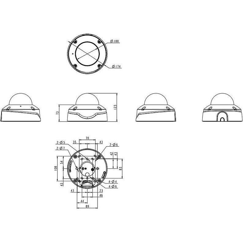 Thumbnail - Vivotek V-SERIE FD9387-EHTV-V3 Fixed Dome IP-Kamera, 5MP, Outdoor, 2,7-13,5mm (2560 x 1920 Pixels), Netzwerkkamera, Weis...