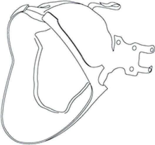 Actual product image 3M Neck protector 9100, type: 9100