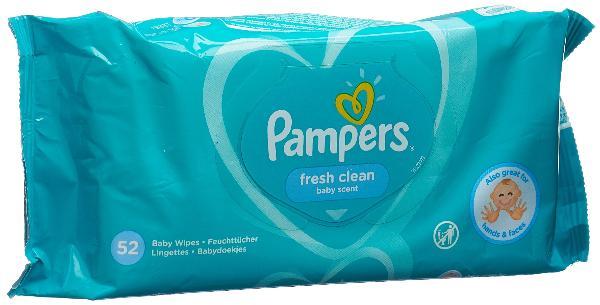 Actual product image Pampers fresh clean (1 x 64 pcs.)