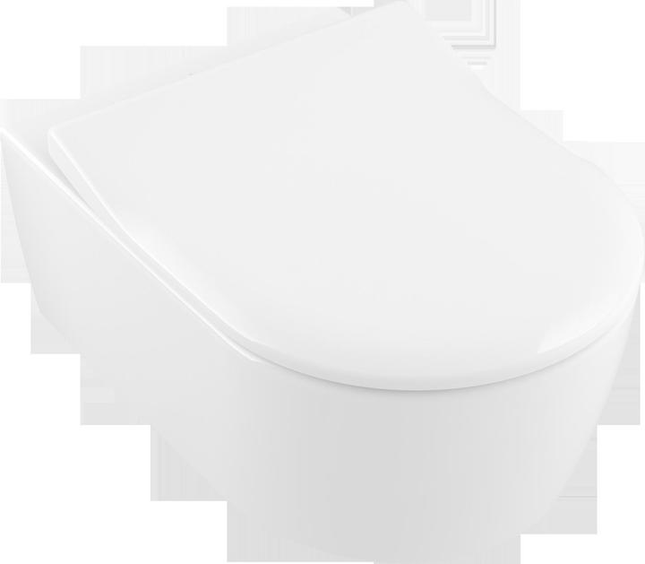 Produktbild Villeroy & Boch V&B Combi-Pack AVENTO m WWC ti. DF und WC-Sitz SlimSeat we
