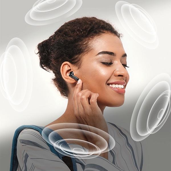Produktbild Awei słuchawki Bluetooth 5.4 TP97 TWS + stacja dokująca czarny/black (5 h, Docking, Kabellos)