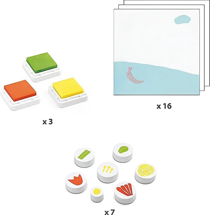 Immagine prodotto Djeco Stempelset Blumen