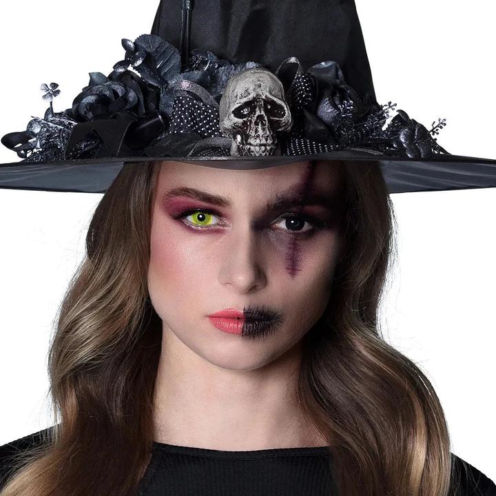 Actual product image Boland 3 Monats Kontaktlinsen Duo Linsen Crazy Witch 2 Farbig 2 Stück (Multicoloured)