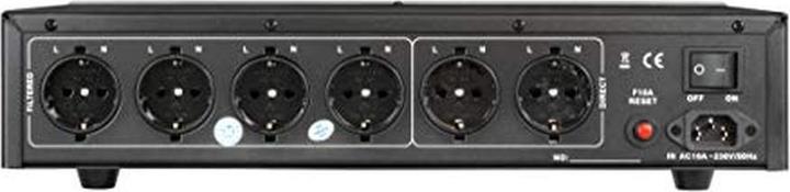 Produktbild Dynavox 207624 Kaltgeräte-Steckdosenleiste Silber Kaltgerätestecker 1St. (6 x)