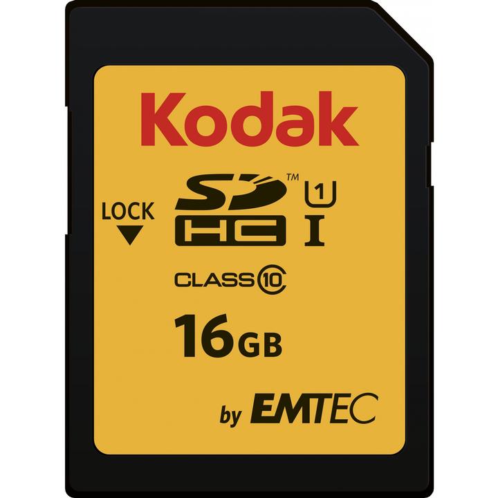 Actual product image Kodak SDHC 16GB Class10 U1 (16 GB, SDHC, U1, UHS-I)