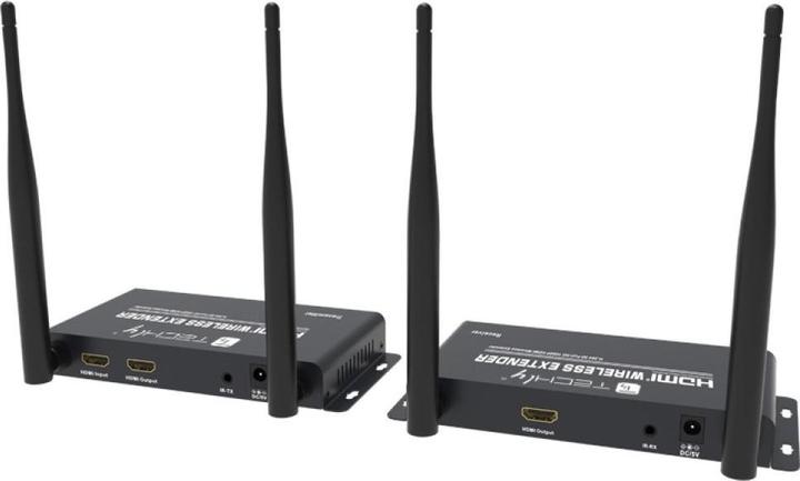 Actual product image Techly Wireless Kit HDMI Extender (200 m, HDMI 1.3c)