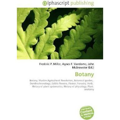 Thumbnail - Botany, Fachbücher von Agnes F. Vandome, Frederic P. Miller, John McBrewster