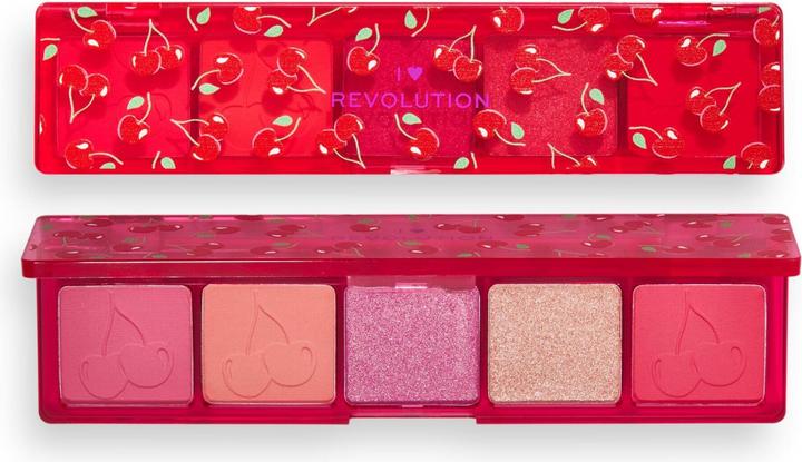 Produktbild Makeup Revolution Iâ™¥Revolution Cherry Please Mini Match Palette - Eyeshadow Palette 1.1 g - 0.0g (Rosa, Rot)