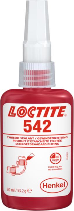 Loctite Étanchéité de filetages (0.05 kg, Brown, 50 ml)