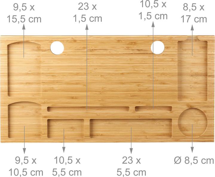 Actual product image Relaxdays Monitor Stand with 8 Compartments