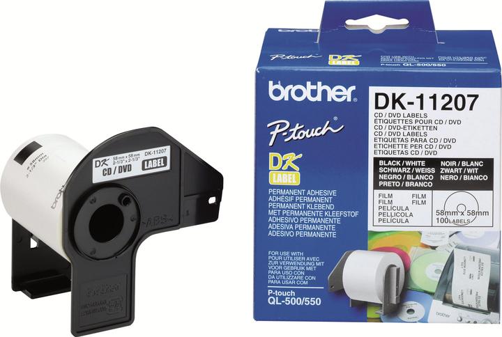 Produktbild Brother DK-11207 CD/DVD-Etikett (5.80 cm)