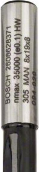 Produktbild Bosch Professional Zubehör Kopierfräser, 8 mm, D1 8 mm, L 19 mm, G 66 mm