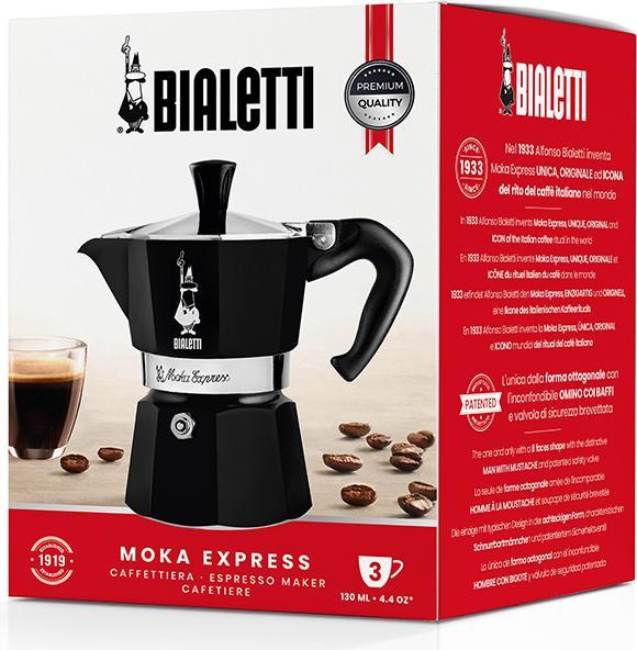 Actual product image Bialetti Moka 3 cups (3 T.)