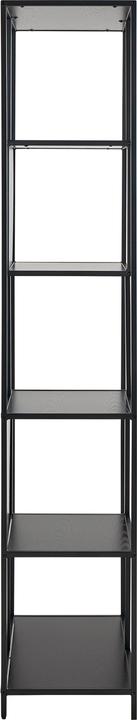 Produktbild AC Design Regal Seaford offen Schwarz, 77 x 35 x