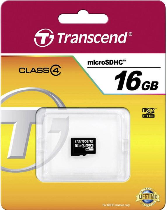 Immagine prodotto Transcend scheda microSDHC (16 GB, microSDHC)
