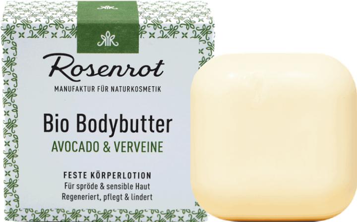 Produktbild Rosenrot Feste Bodybutter AVOCADO & VERVEINE (Körperlotion)