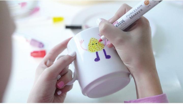 Produktbild Magni Porcelain Marker Junior Color your cup medium (4x)