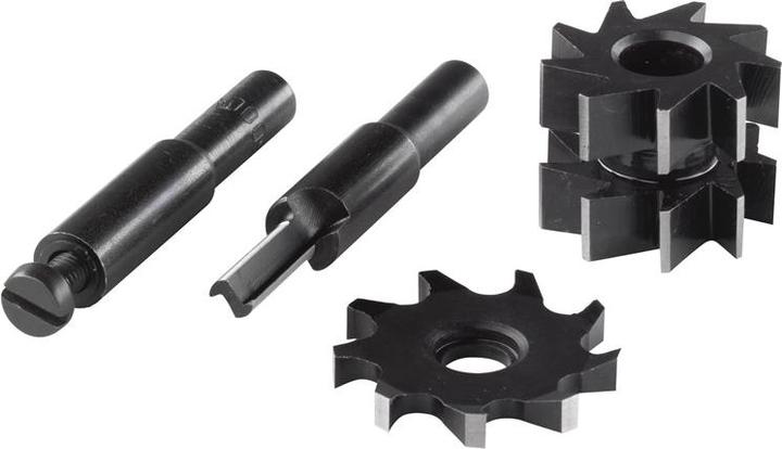 Produktbild wolfcraft 1 Universal-Fräsersatz 3259+61+62+Schaft