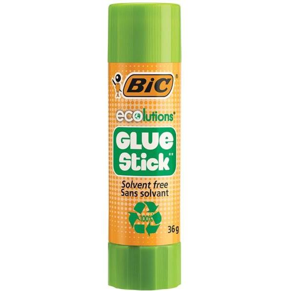 Bic, Klebestift, Bleistiftkleber Glustic 36 g, 12 Stück in einer Packung 9192541