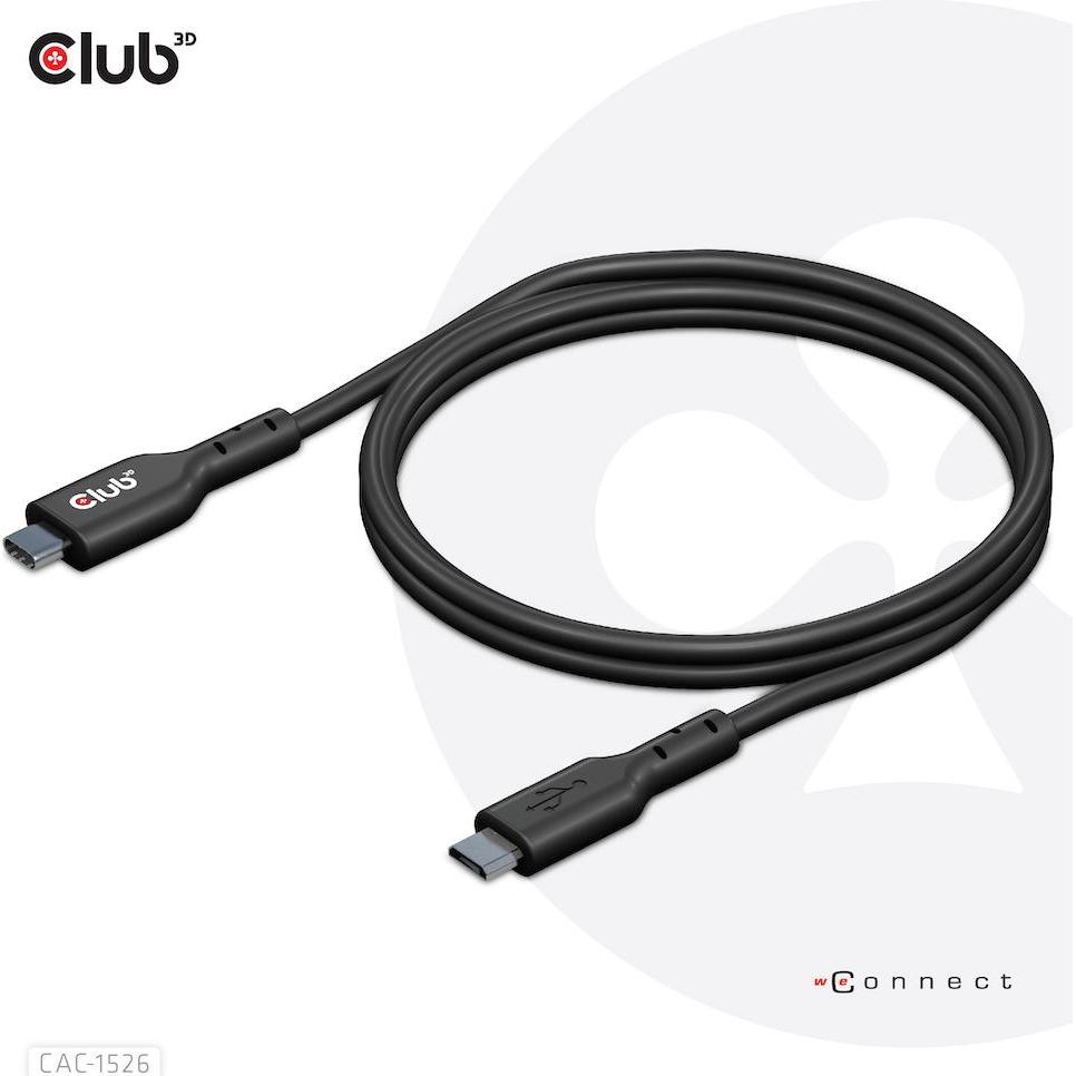 Club 3D USB C – USB Micro B (1 m, USB 2.0, 10 W), Cavo USB