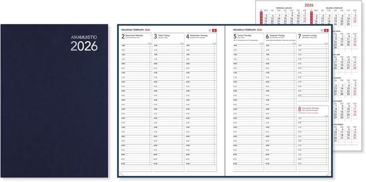 Produktbild RCK 2026 Sewn Time Diary, blue