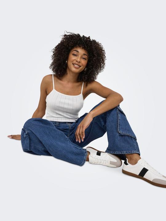Produktbild Only ONLJamey Loose Baggy Cropped Mid Rise Jeans (W30/L30)