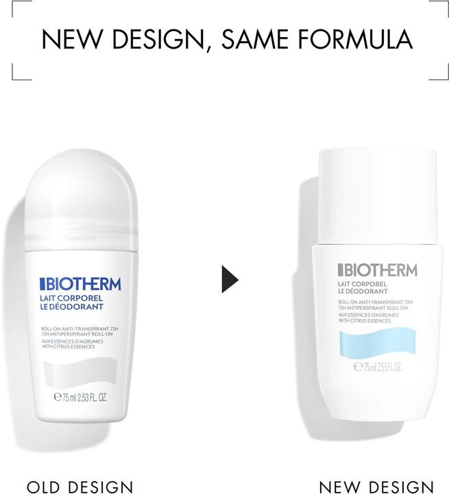 Actual product image Biotherm Lait Corporel (Roll-on, 75 ml)