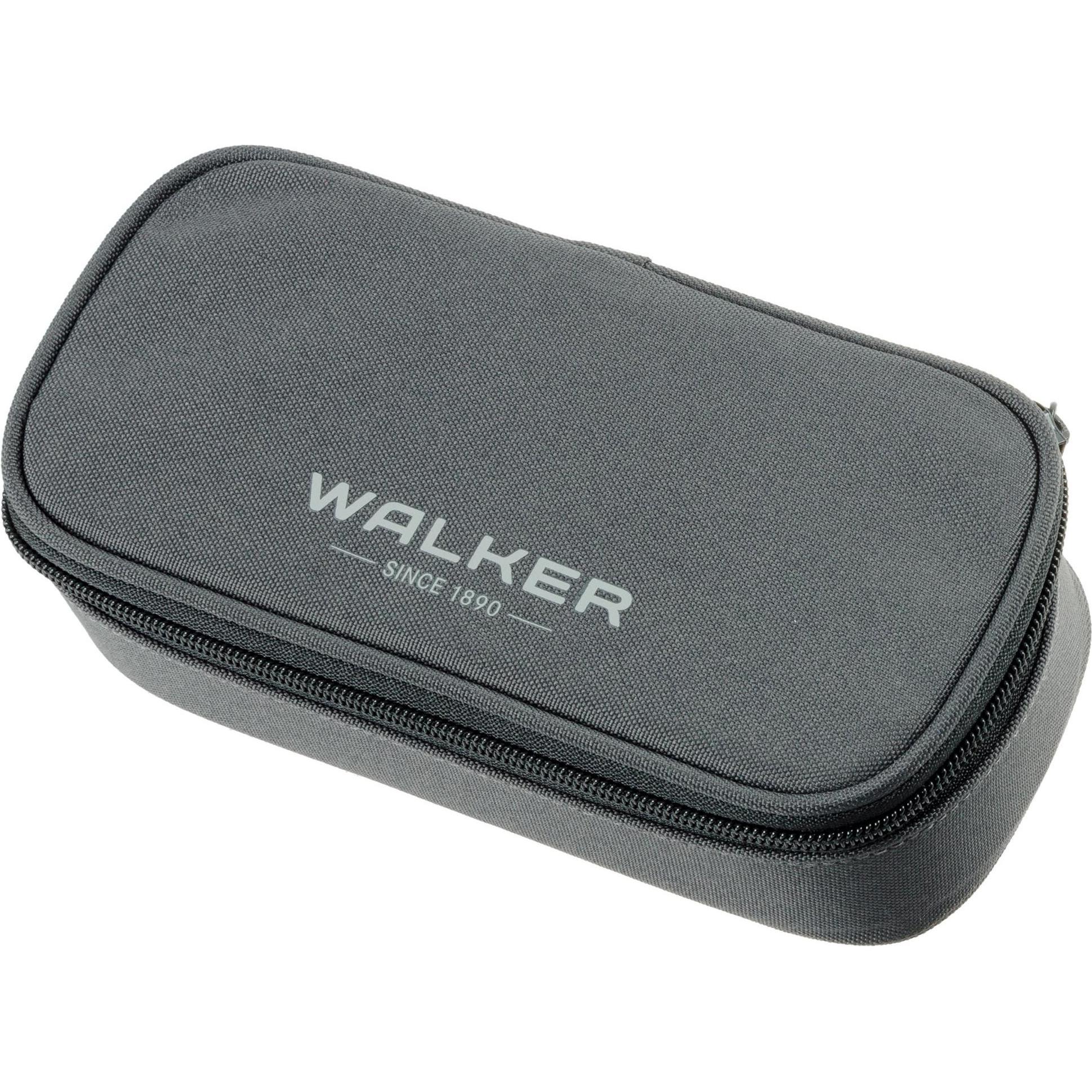 Walker, Etui, Etui Pencil Box 21 x 10 x 6 cm, Grau