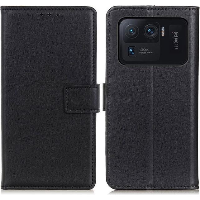 Thumbnail - MU Classic Classic II Leder Bookcover Series (Xiaomi Mi 11 Ultra), Smartphone Hülle, Schwarz
