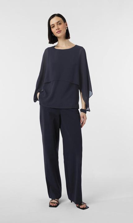 Produktbild Comma Bluse Bluse aus Chiffon mit raffiniertem Layering (34)