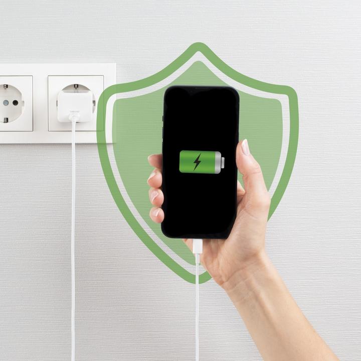 Actual product image Hama Mini Charger, Power Delivery (PD)/Qualcomm®, 20 Watt, White (20 W, 1 portion)