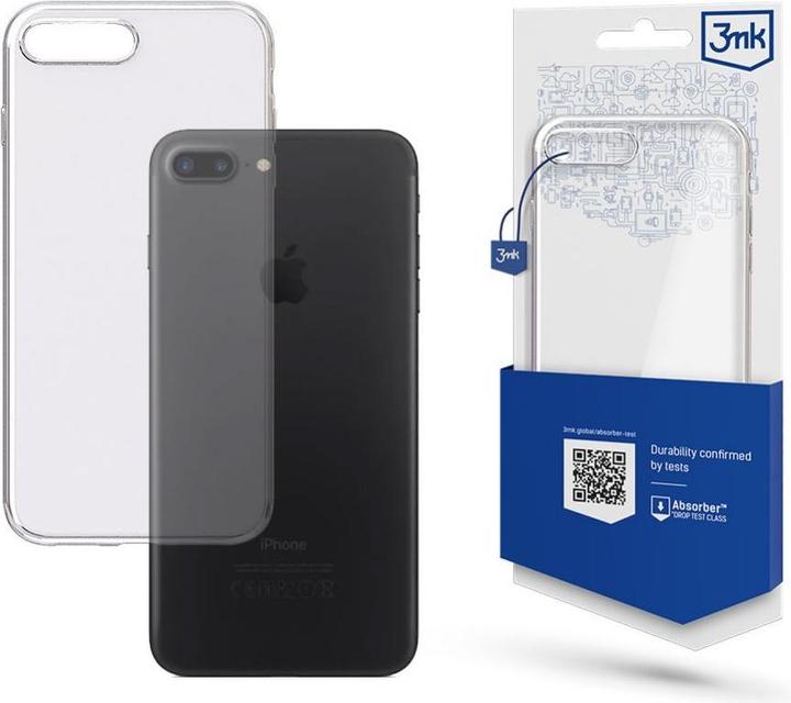 Produktbild 3MK Clear Case Back cover, Apple, iPhone 7 Plus/8 Plus, TPU, Transparent (Apple iPhone 7 Plus)