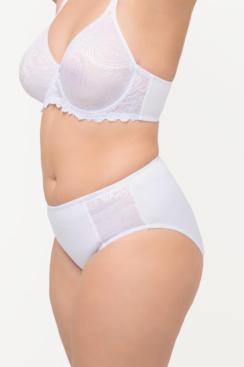 Produktbild Ulla Popken Bodyforming-Miederhose, Jacquard-Spitze, Midiform (60)