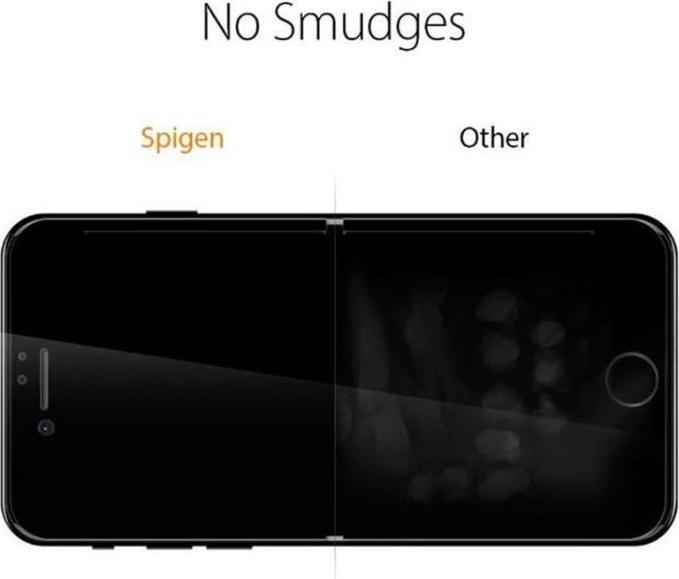 Produktbild Spigen tempered glass GLASS FC 2-pack for iPhone 7 / 8 / SE 2020 / SE 2022 black (2 Stk., Apple iPhone 7, Apple iPhone 8, Apple iPhone SE (2nd Gen), Apple iPhone SE (3rd Gen))