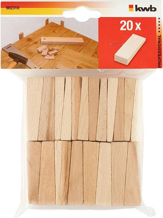 Produktbild kwb Holzkeil 982310 Buchenholzkeile, 20 Stck.
