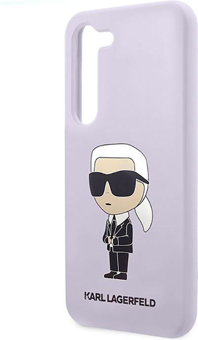 Actual product image Karl Lagerfeld Galaxy S23 Silicone Ikonik hardcase S911 (Samsung Galaxy S23)