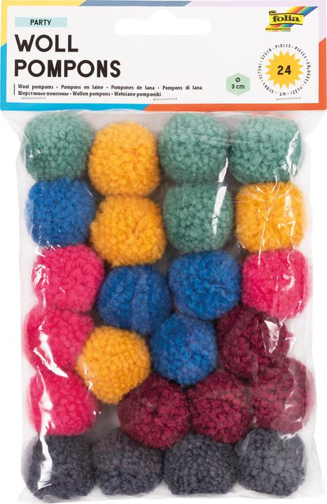 Produktbild Folia Woll-Pompons