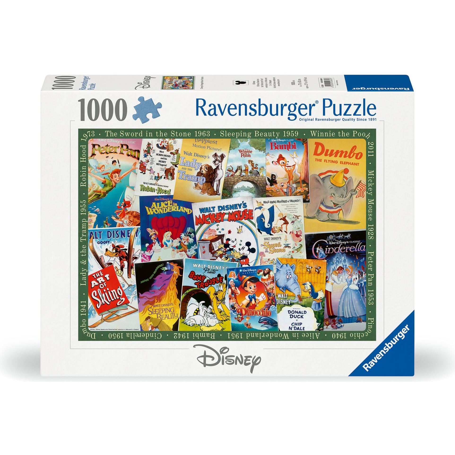 Ravensburger Disney Vintage Movie Poster (1000 Teile)
