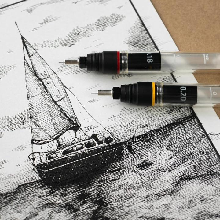 Actual product image Aristo Ink pen set mg1 College Set 3 pens 0.25/0.35/0.50mm (3x)