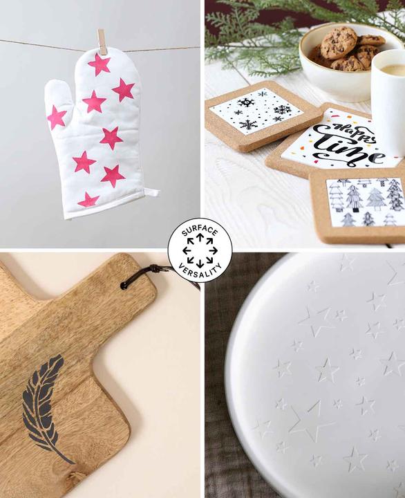 Actual product image I Am Creative Happy Birthday stencil, A5