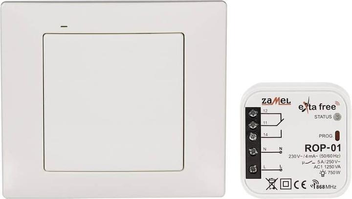 Immagine prodotto Zamel Set di controllo wireless per l'illuminazione Trasmettitore radio a 2 canali + Ricevitore radio a 1