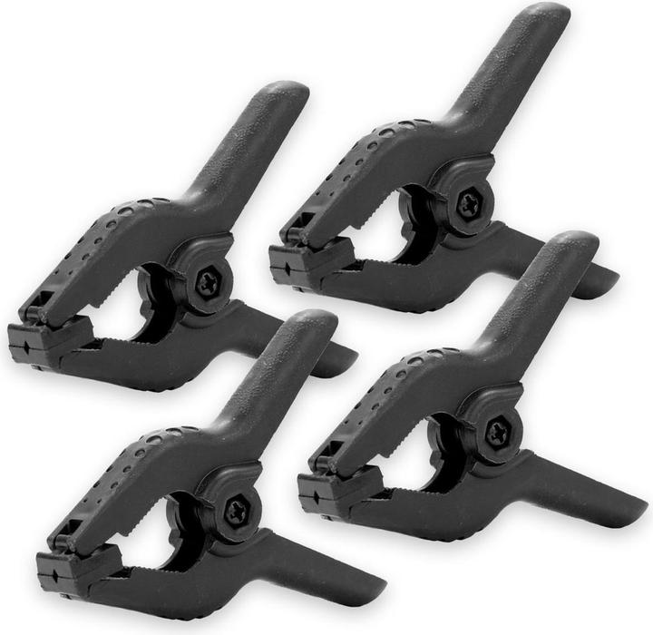 Caruba Background clip black large (4 pieces) (Further accessories)