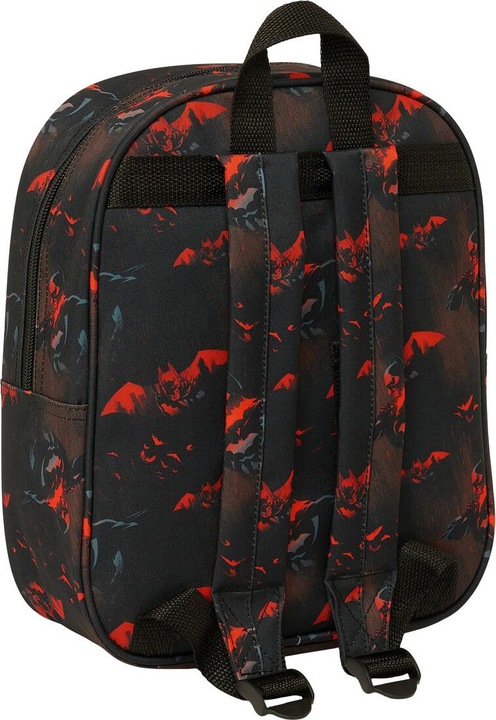 Produktbild Batman Schulrucksack Schwarz 22 x 27 x 10 cm 3D