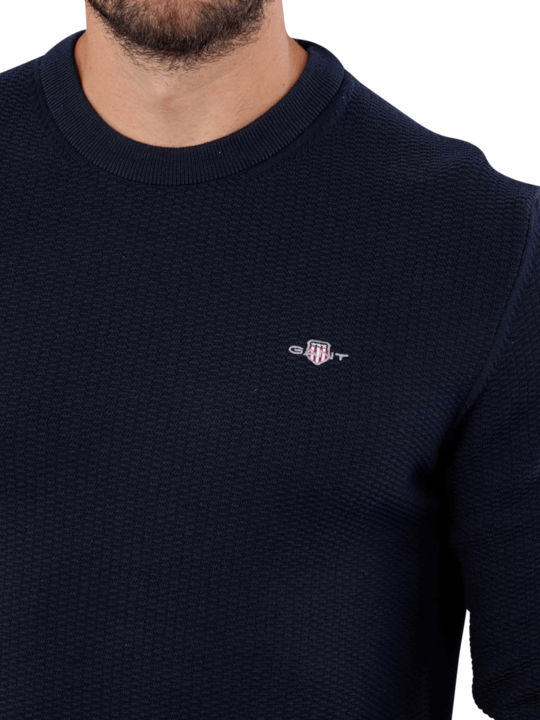 Immagine prodotto GANT maglione a girocollo micro textured (XL)