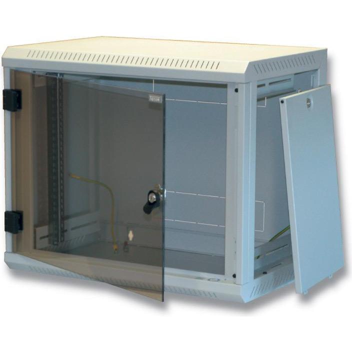 Thumbnail - Triton RUA-18-AS4-CAX-A1 - 19" Wandverteiler, 18 HE, 395 mm Tiefe (18 HE, 19 Zoll Rack), Serverschrank, Grau