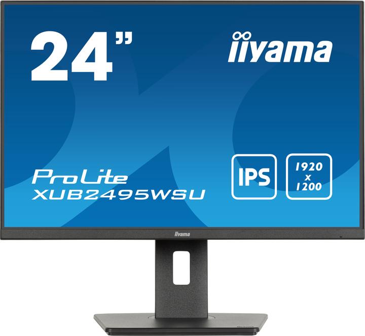 Actual product image iiyama 24.1IN ULTRA THIN IPS PANEL 1920X1200 4MS 300CD/M2 1000:1 1X (1920 x 1200 pixels, 24")