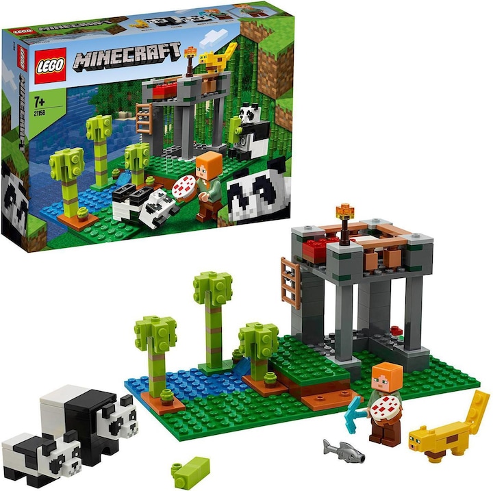 Actual product image LEGO The Panda Kindergarten (21158, LEGO Minecraft)