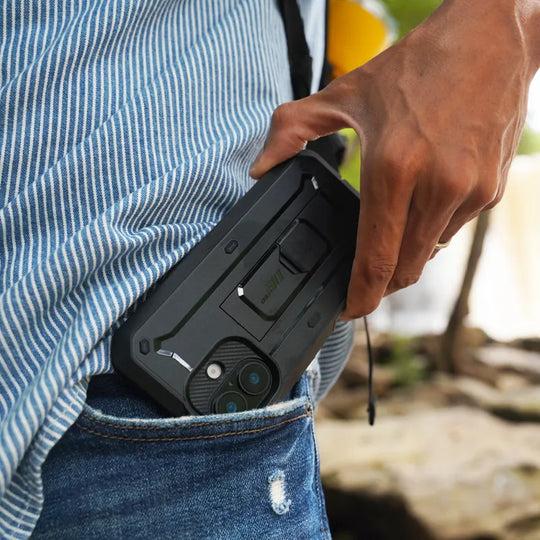 Produktbild Supcase UB Pro iPhone 17 Hülle - Schwarz (Apple iPhone 17)