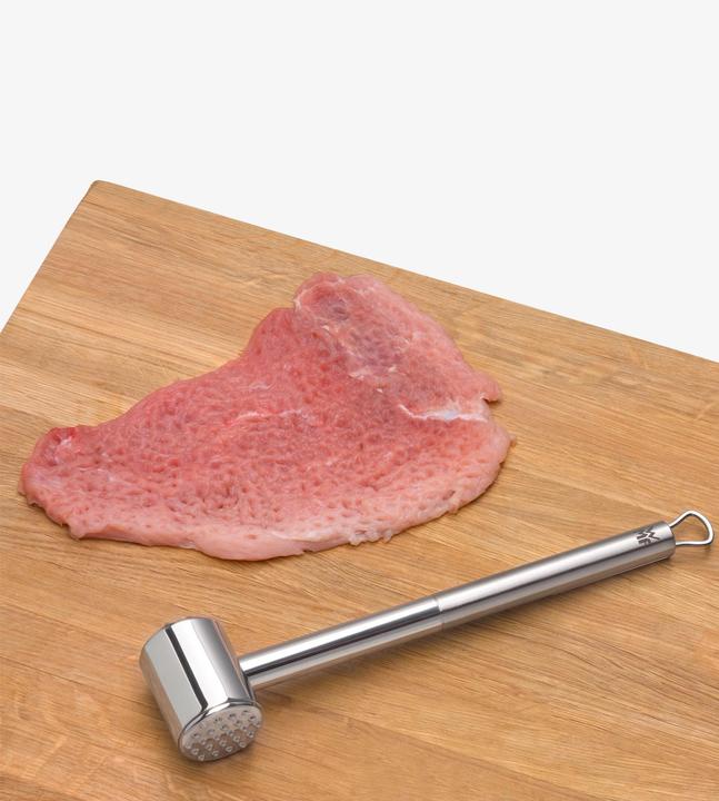 Produktbild WMF Fleischklopfer Schnitzelklopfer Fleischhammer 34cm Profi Plus Edelstahl